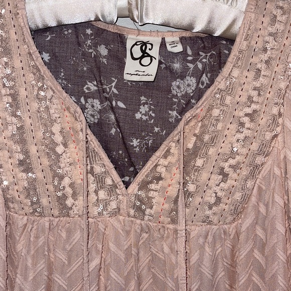 Anthropologie boho blush dress size small - Picture 4 of 10